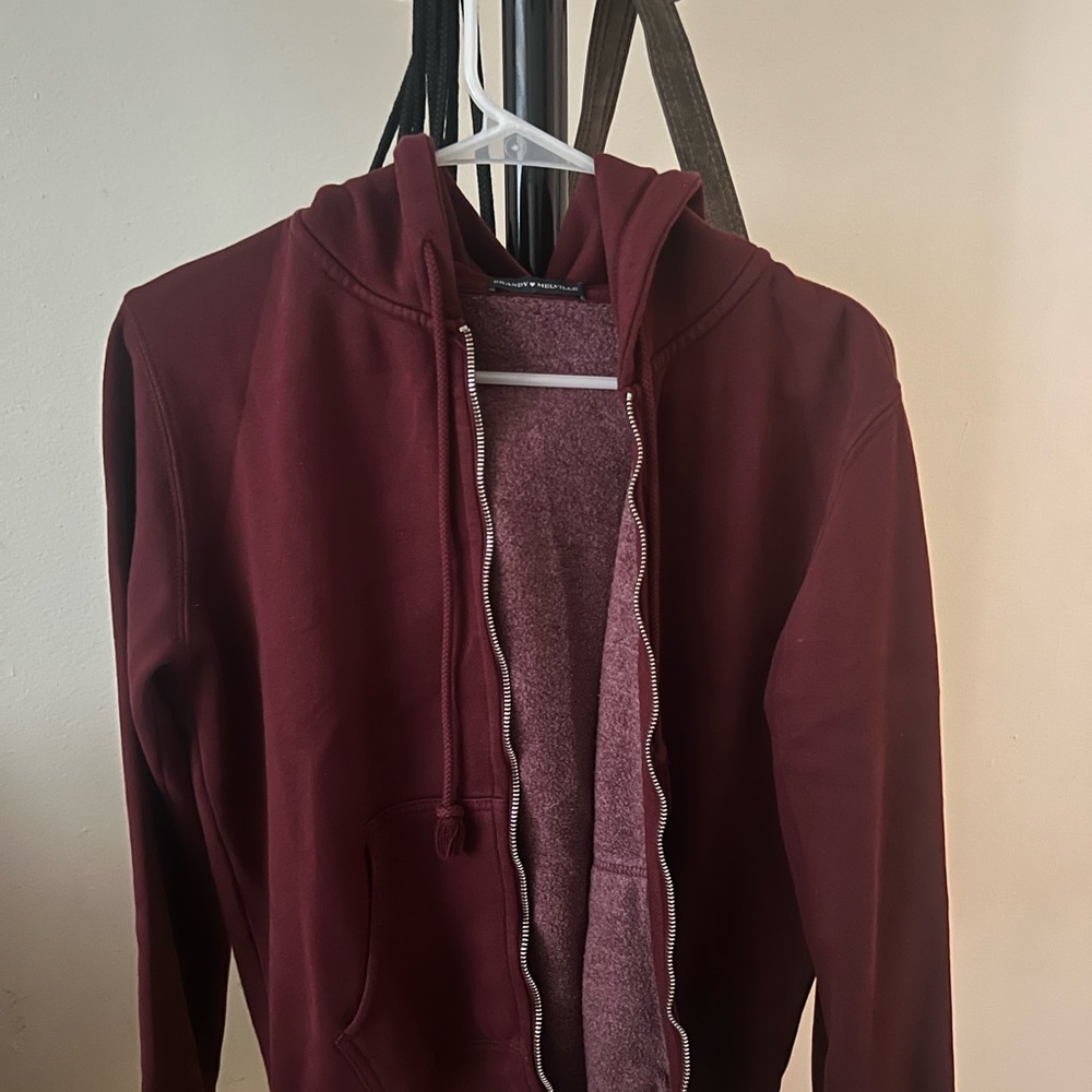 Brandy Melville S/M Zip-Up Hoodie